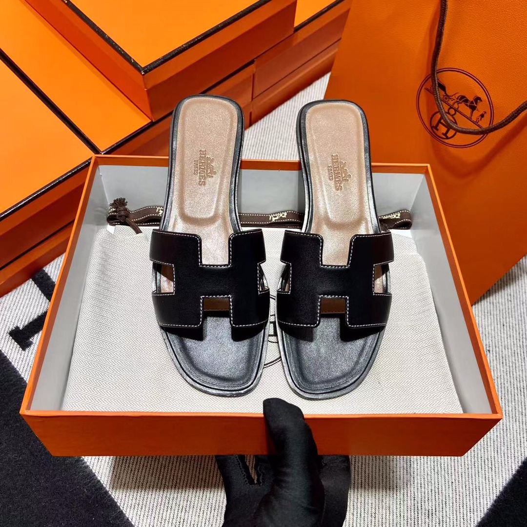 에르메스 올수공 오란 슬리퍼 샌들 스위프트 43